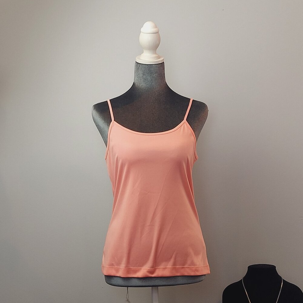 APT. 9 SHEER PULLOVER CORAL BLOUSE WITH MATCHING CAMISOLE (PM) - Picture 10 of 16